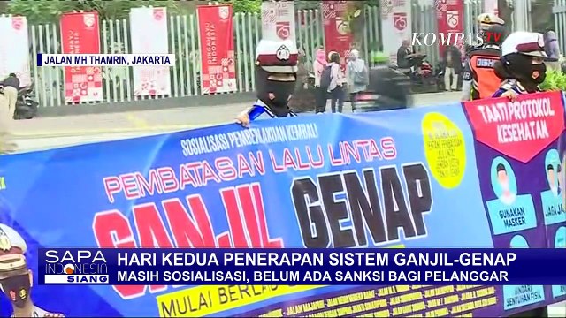 Ini Pantauan Hari Kedua Penerapan Ganjil Genap di Jakarta