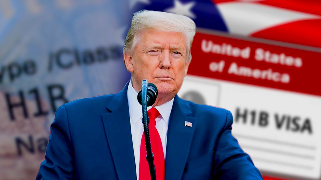 Donald Trump bans hiring H1-B visa holders for federal contracts | Oneindia Tamil