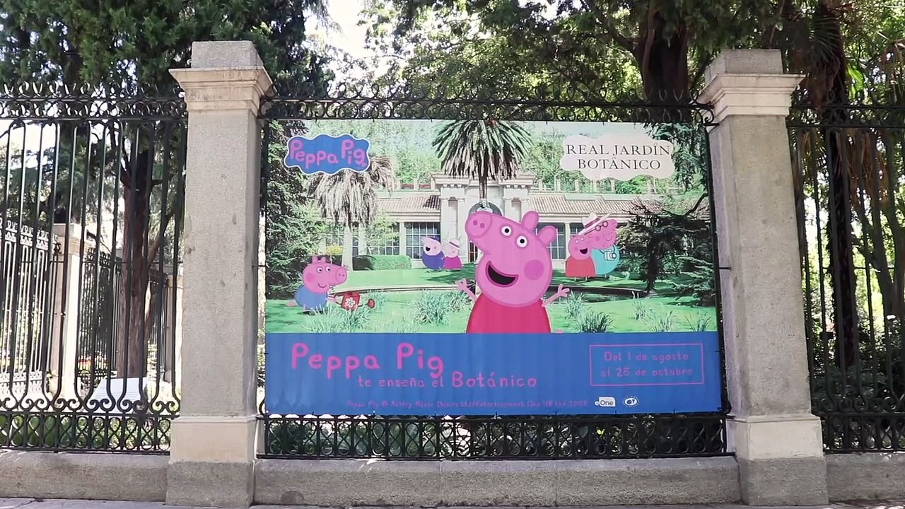 Peppa Pig y Jardín Botánico