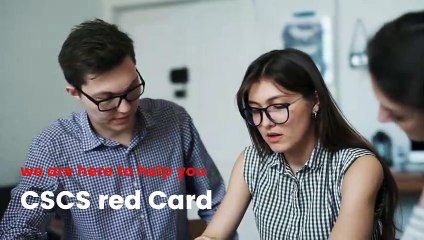 red cscs card