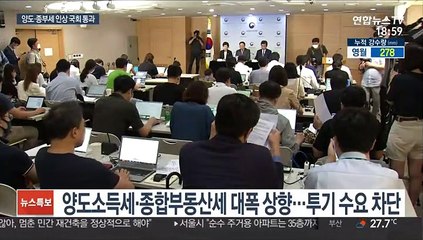 집부자 양도차익 최대 82.5% 과세…종부세 6%까지