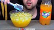 ASMR FANTA + CRUNCHY ICE CUBE | EATING and DRINK SOUND (NO TALKING)  BEST SOUND