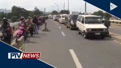 Download Video: Ilang checkpoints, nagkaroon ng mahabang pila ng mga sasakyan ngayong unang araw ng MECQ