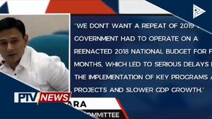 Sen. Angara, nangakong 'di na maaantala ang pag-apruba sa 2021 nat'l budget