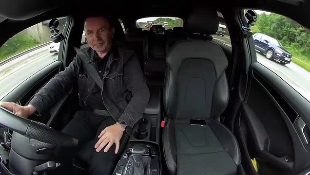 Campervan near miss on the M6 near Preston