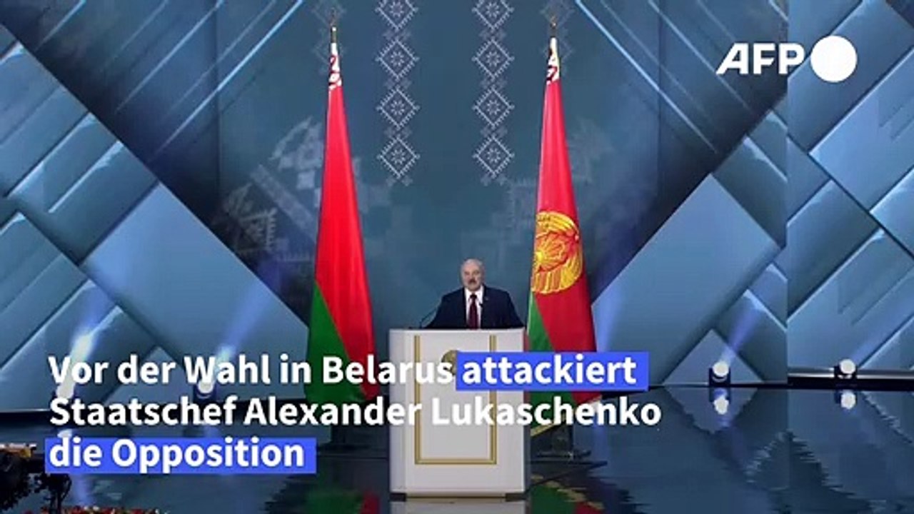 Lukaschenko: Opposition plant 'Massaker' in Belarus