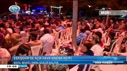 Eskişehir'de sosyal mesafeli sinema geceleri başlıyor