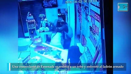 Ensenada se resistió a un robo y enfrentó al ladrón