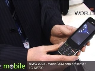 MWC 2008  LG KF700 WORLDGSM