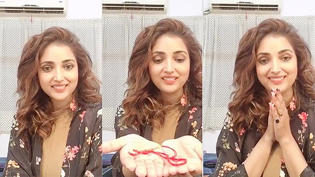 पहा रुपाली भोसलेने कशी साजरी केली राखी पौर्णिमा म्हणजेच रक्षा बंधन