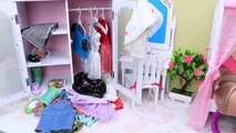Doll Sisters Bedroom Cleaning Routine - PLAY DOLLS