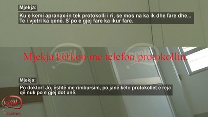"BOOM" - Mjekja nuk njeh protokollin, i mohon pacientes ilaçin me rimbursim - 27 korrik 2020