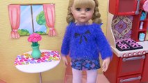 Gotz Doll Makes Fashion Paper Clothes by Play Dolls!