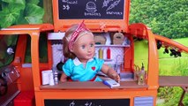 OG Doll Food Truck with Kitchen Toys for Dolls
