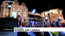 برگزاری جشنواره بودائیان سریلانکا بدون حضور تماشاگران