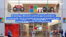 Microsoft confirma conversaciones para comprar TikTok en Estados Unidos