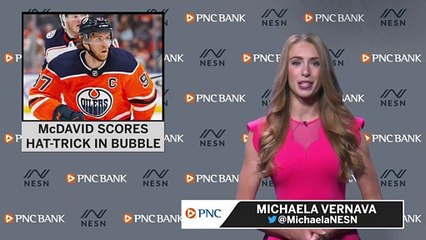 NHL Employee Throws Hat After Connor McDavid Scores a Hat-Trick