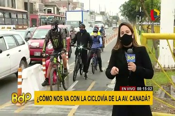 La Victoria: ciclovía de Av. Canadá busca garantizar orden y seguridad