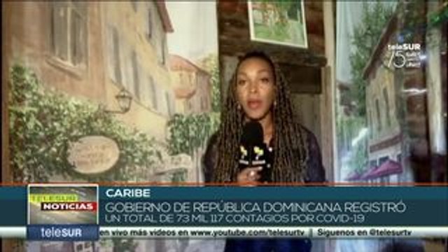 Rep. Dominicana registra 73 mil 117 contagios por COVID-19