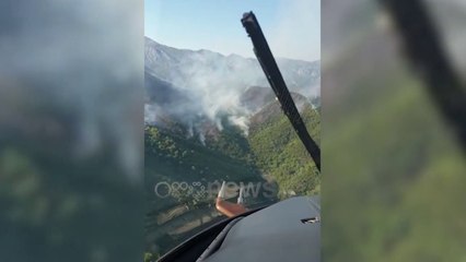 Rubik, Forcat Ajrore angazhohen me helikopter, pas 3 orësh vënë zjarrin masiv nën kontroll