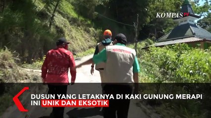 Eksotik! Dusun Girpasang Di Kaki Merapi Ini Sajikan Pemandangan Pegunungan Yang Spektakuler