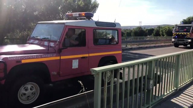 Martigues : Les marins-pompiers de Marseille arrivent en renfort