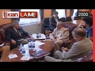 Spartak Poci takim me perfaqesuesit e NATO-s (21 Gusht 2000)