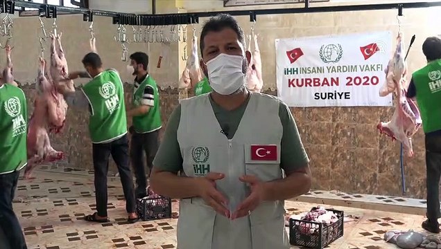 İHH, Suriye'de 400 bin kişiye kurban eti ulaştırdı - İDLİB