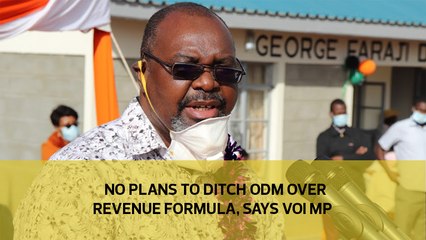 No plans to ditch ODM over revenue formula, says Voi MP