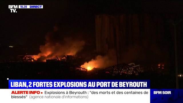 Explosions à Beyrouth: Des morts et des centaines de blessés , selon l'agence nationale d'informations