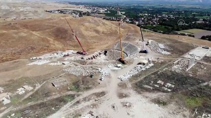 Denizli'deki antik tiyatro, restorasyonla yeniden hayat buluyor