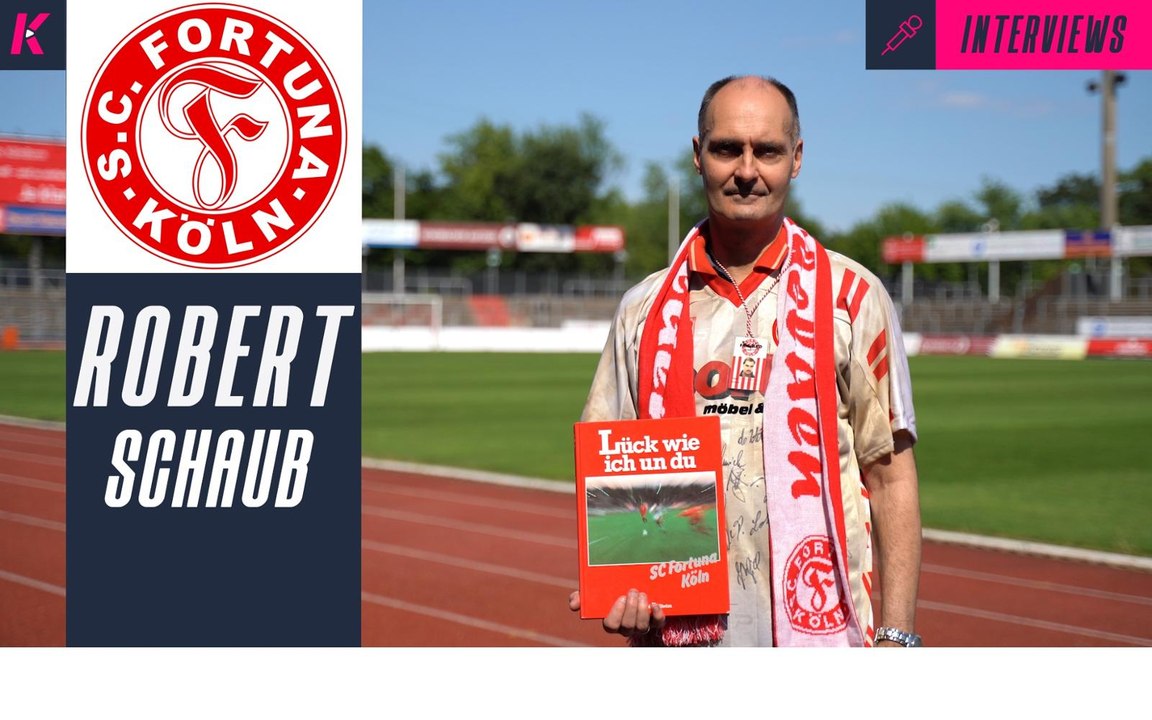 Rot und Weiß im Herzen: Robert Schaub ist Fortuna Kölns größter Fan