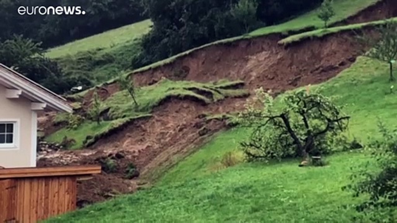 Heftige Unwetter in Bayern, Slowenien und Kroatien