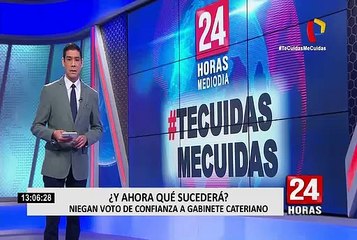 Cateriano durante discurso en el Pleno: “lo que no voy a aceptar es que se me amenace”