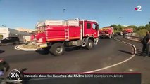 Incendies dans les Bouches-du-Rhône : 1 000 pompiers sont mobilisés