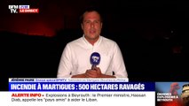 Incendie à Martigues: près de 640 hectares ravagés, plus de 1000 pompiers mobilisés