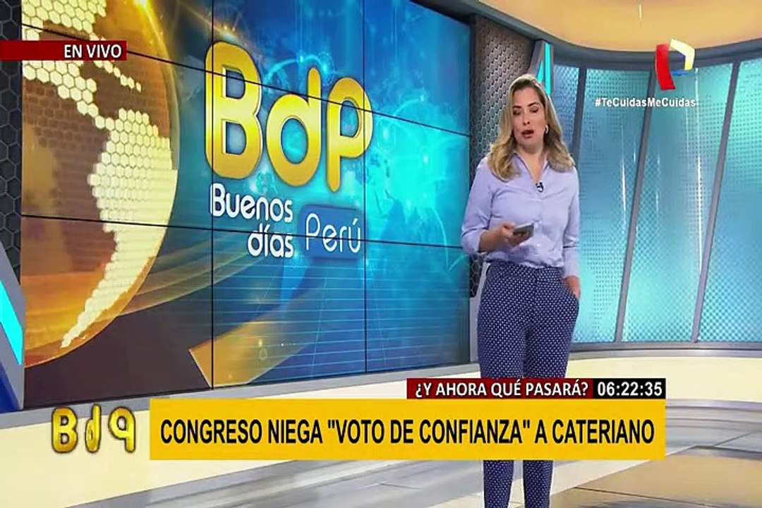 Congreso niega cuestión de confianza al Gabinete Cateriano