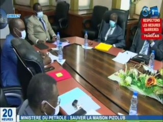 Échange entre le Ministère du pétrole, Vincent de Paul MASSASSA et les responsables de la PIZOLUB