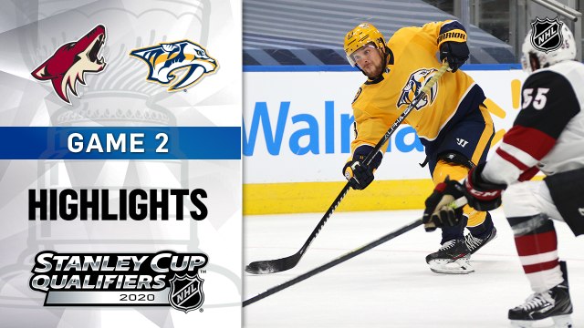 NHL Highlights | Coyotes @ Predators 8/04/2020