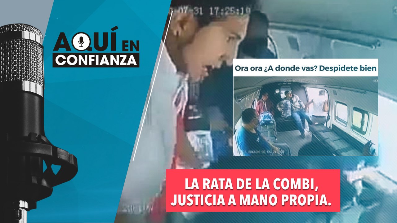 La rata de la combi, justicia a mano propia