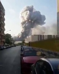 لقطات من انفجار بيروت