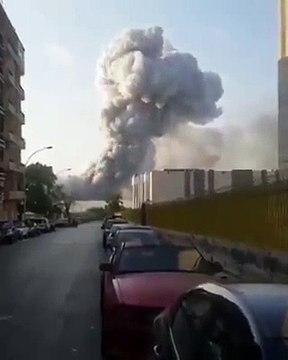 لقطات من انفجار بيروت