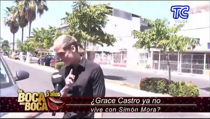 ¿Grace Castro y Simón Mora nuevamente separados?