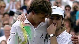 Andre Agassi vs Goran Ivanisevic 1992 Wimbledon Final Highlights
