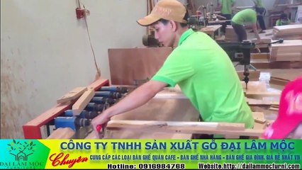 Sản xuất bàn ghế gỗ