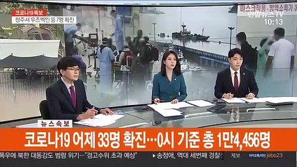 [속보] 코로나19 어제 33명 확진…0시 기준 총 1만4,456명