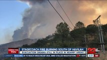 Plans constantly change as winds alter course of Stagecoach Fire