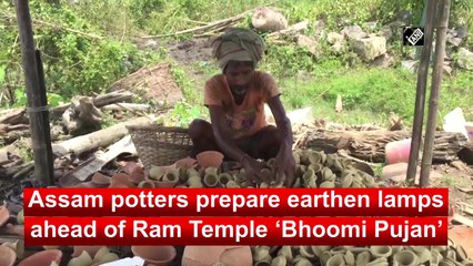 Assam potters prepare earthen lamps ahead of Ram Temple ‘Bhoomi Pujan’