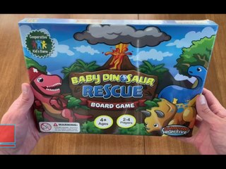 Baby Dinosaur Rescue Board Game Unboxing