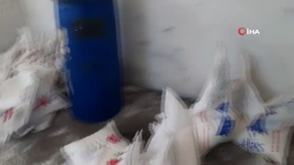 Tuzla’da kaçak deterjan imalathanesi baskın